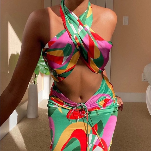 2 piece Wrap Set - Picture 1 of 3